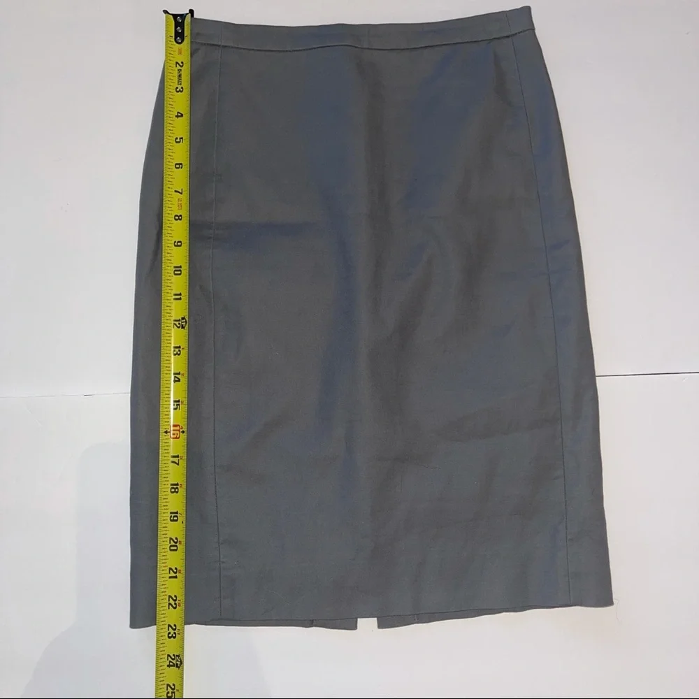 J. Crew gray pencil skirt size 0
